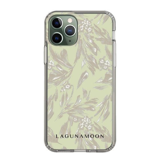 Slim Protection Case［ LAGUNAMOON - BotanicalJacquard - White×Beige ］