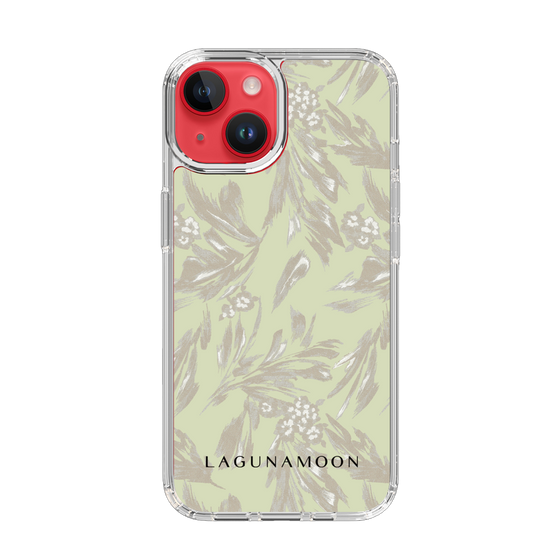 Slim Protection Case［ LAGUNAMOON - BotanicalJacquard - White×Beige ］