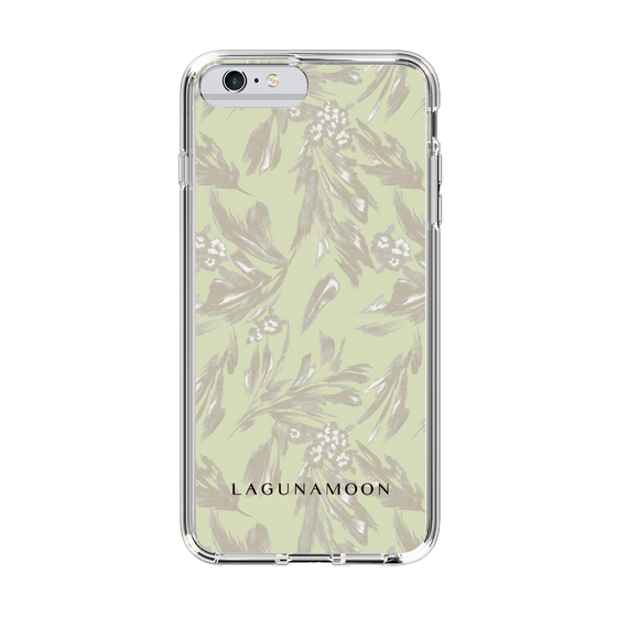 Slim Protection Case［ LAGUNAMOON - BotanicalJacquard - White×Beige ］