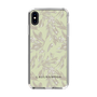 Slim Protection Case［ LAGUNAMOON - BotanicalJacquard - White×Beige ］