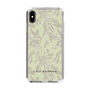Slim Protection Case［ LAGUNAMOON - BotanicalJacquard - White×Beige ］