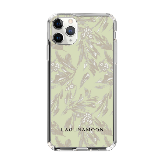 Slim Protection Case［ LAGUNAMOON - BotanicalJacquard - White×Beige ］