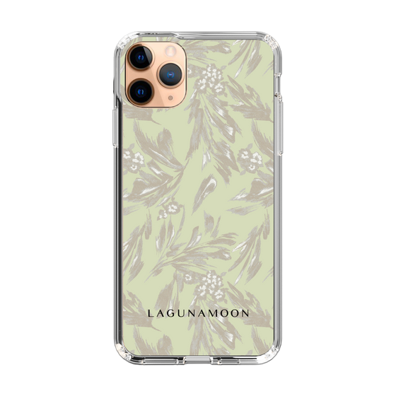 Slim Protection Case［ LAGUNAMOON - BotanicalJacquard - White×Beige ］