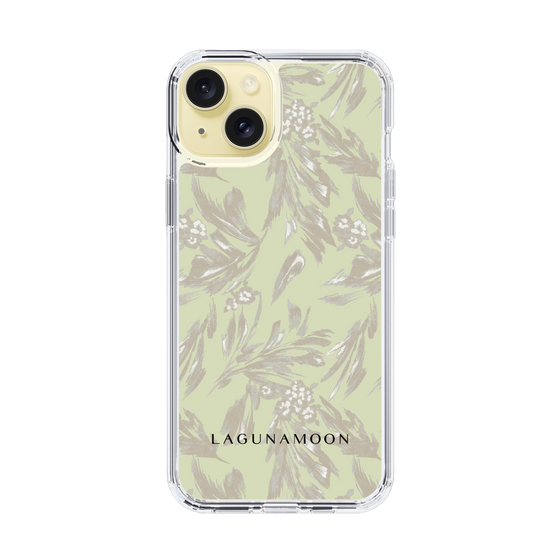 Slim Protection Case［ LAGUNAMOON - BotanicalJacquard - White×Beige ］