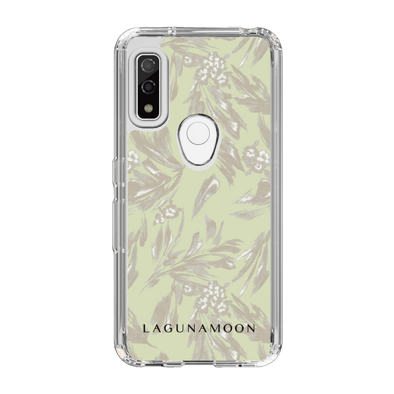 Slim Protection Case［ LAGUNAMOON - BotanicalJacquard - White×Beige ］
