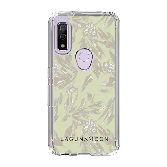 Slim Protection Case［ LAGUNAMOON - BotanicalJacquard - White×Beige ］