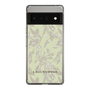 Slim Protection Case［ LAGUNAMOON - BotanicalJacquard - White×Beige ］