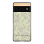 Slim Protection Case［ LAGUNAMOON - BotanicalJacquard - White×Beige ］