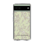 Slim Protection Case［ LAGUNAMOON - BotanicalJacquard - White×Beige ］