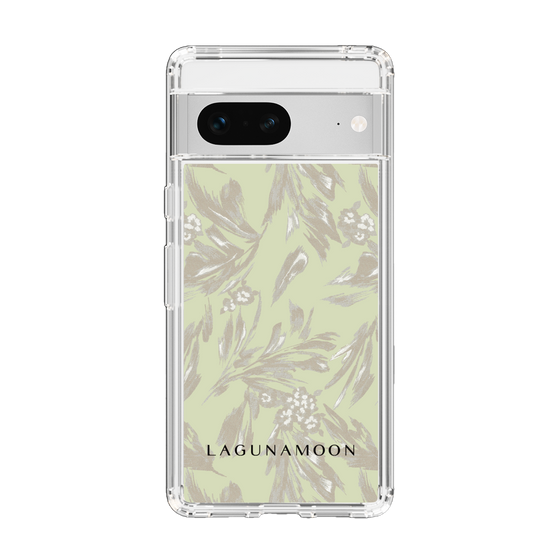 Slim Protection Case［ LAGUNAMOON - BotanicalJacquard - White×Beige ］