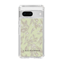 Slim Protection Case［ LAGUNAMOON - BotanicalJacquard - White×Beige ］