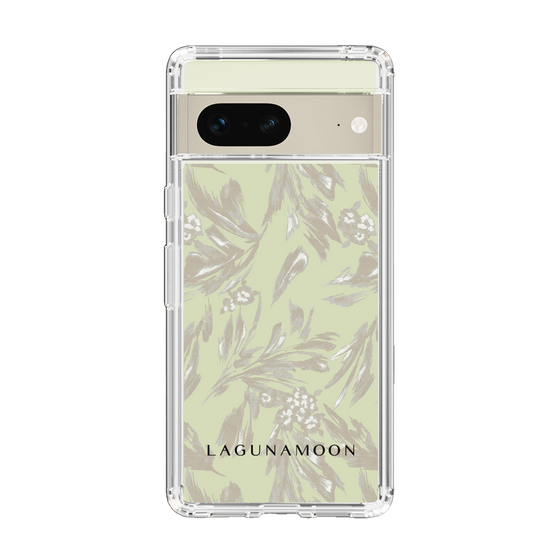Slim Protection Case［ LAGUNAMOON - BotanicalJacquard - White×Beige ］