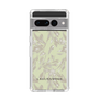 Slim Protection Case［ LAGUNAMOON - BotanicalJacquard - White×Beige ］