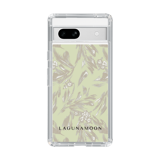 Slim Protection Case［ LAGUNAMOON - BotanicalJacquard - White×Beige ］