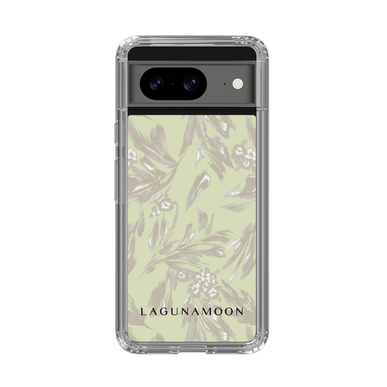 Slim Protection Case［ LAGUNAMOON - BotanicalJacquard - White×Beige ］