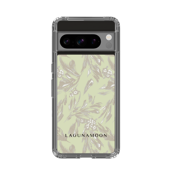 Slim Protection Case［ LAGUNAMOON - BotanicalJacquard - White×Beige ］