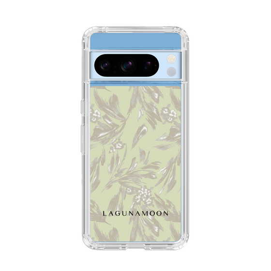 Slim Protection Case［ LAGUNAMOON - BotanicalJacquard - White×Beige ］