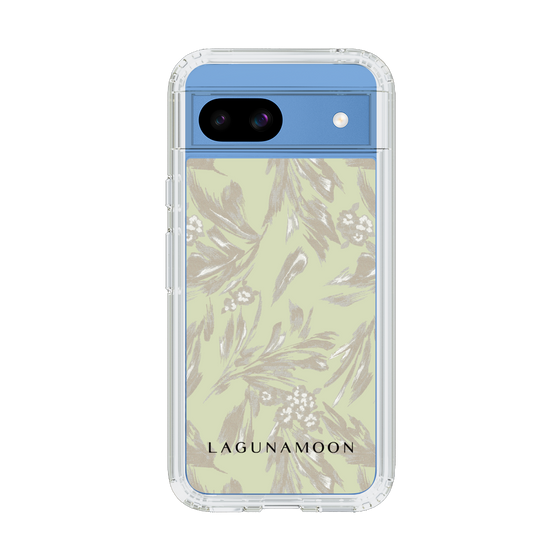 Slim Protection Case［ LAGUNAMOON - BotanicalJacquard - White×Beige ］