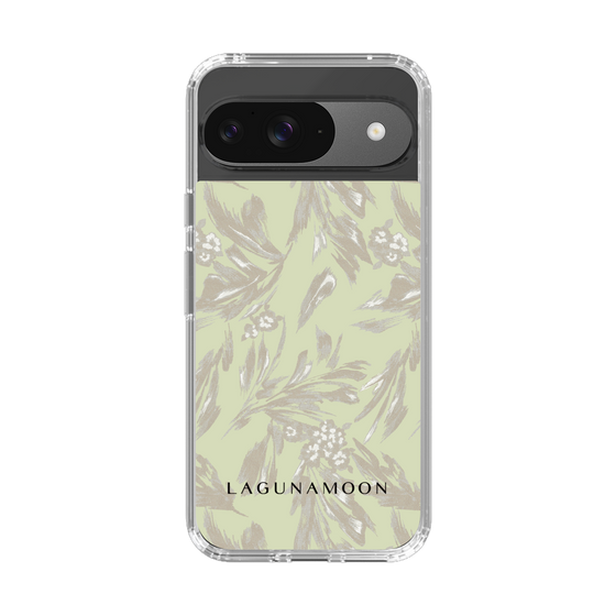 Slim Protection Case［ LAGUNAMOON - BotanicalJacquard - White×Beige ］