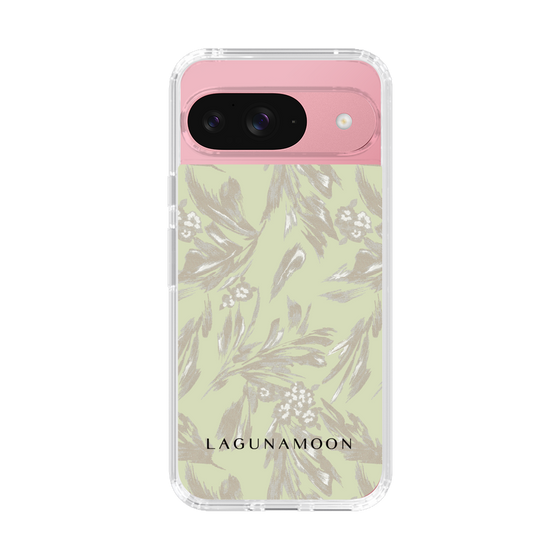Slim Protection Case［ LAGUNAMOON - BotanicalJacquard - White×Beige ］