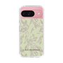 Slim Protection Case［ LAGUNAMOON - BotanicalJacquard - White×Beige ］