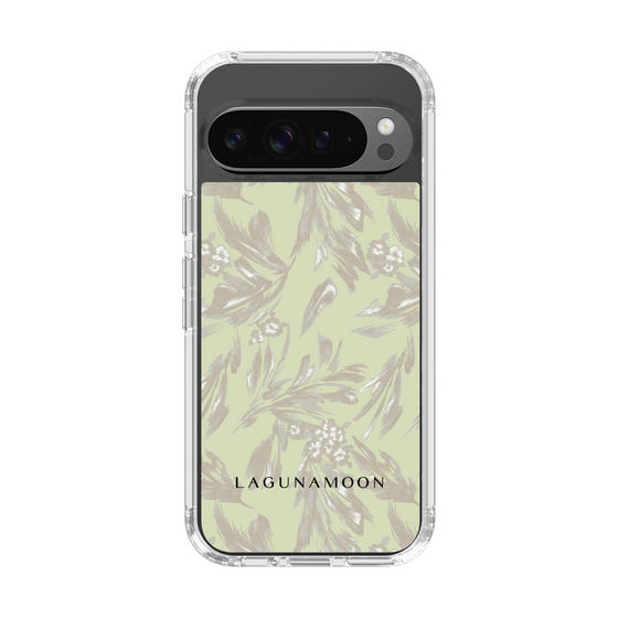 Slim Protection Case［ LAGUNAMOON - BotanicalJacquard - White×Beige ］