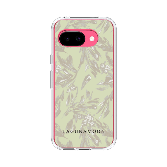 Slim Protection Case［ LAGUNAMOON - BotanicalJacquard - White×Beige ］