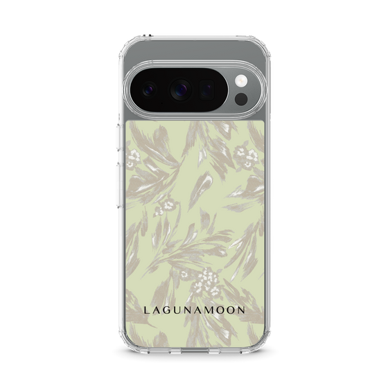 Slim Protection Case［ LAGUNAMOON - BotanicalJacquard - White×Beige ］