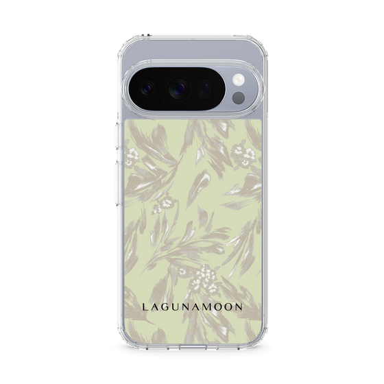 Slim Protection Case［ LAGUNAMOON - BotanicalJacquard - White×Beige ］