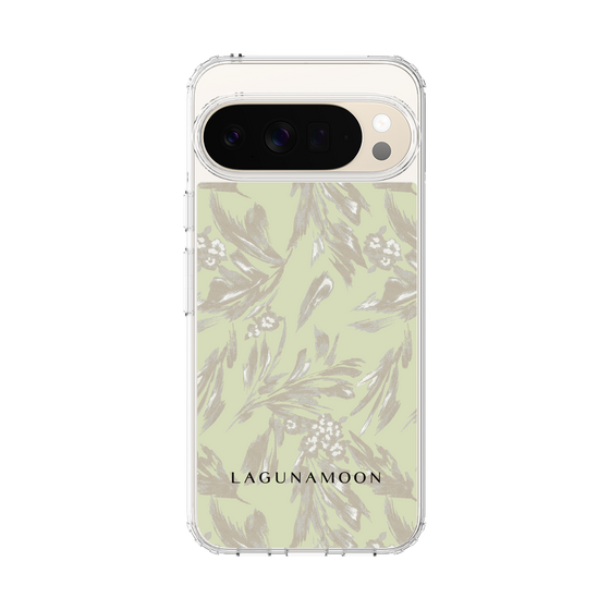 Slim Protection Case［ LAGUNAMOON - BotanicalJacquard - White×Beige ］