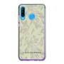 Slim Protection Case［ LAGUNAMOON - BotanicalJacquard - White×Beige ］