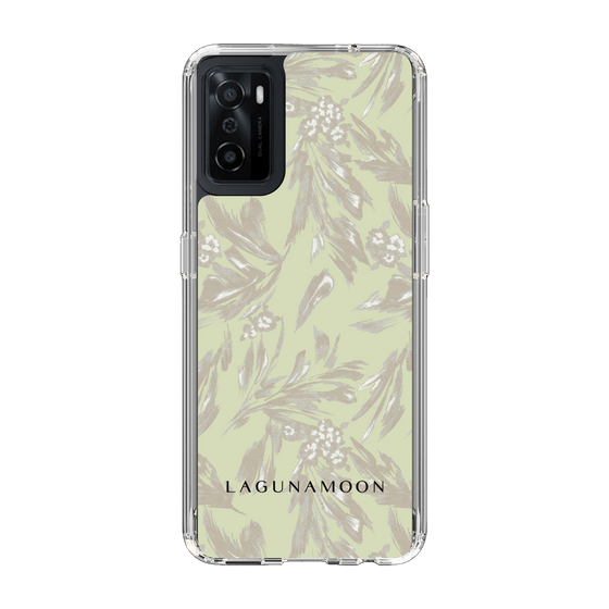 Slim Protection Case［ LAGUNAMOON - BotanicalJacquard - White×Beige ］