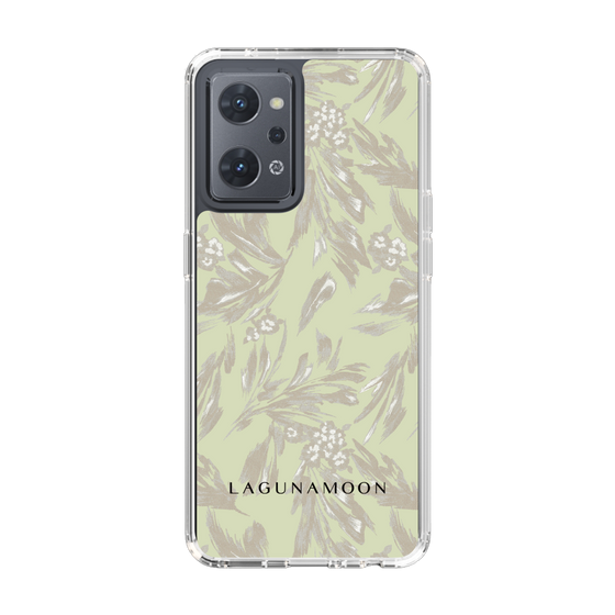 Slim Protection Case［ LAGUNAMOON - BotanicalJacquard - White×Beige ］