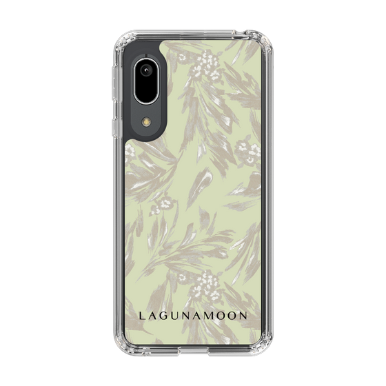 Slim Protection Case［ LAGUNAMOON - BotanicalJacquard - White×Beige ］