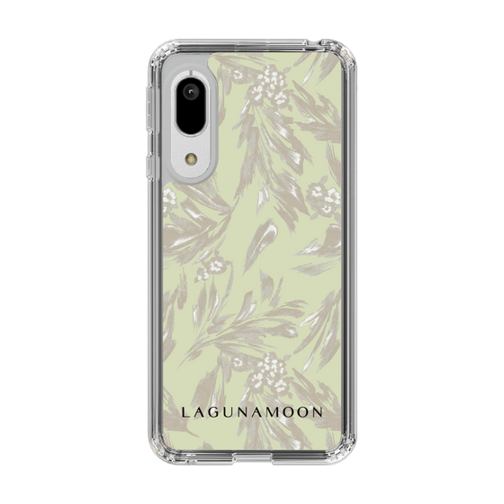 Slim Protection Case［ LAGUNAMOON - BotanicalJacquard - White×Beige ］