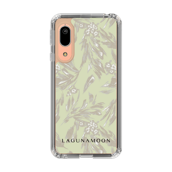 Slim Protection Case［ LAGUNAMOON - BotanicalJacquard - White×Beige ］