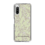 Slim Protection Case［ LAGUNAMOON - BotanicalJacquard - White×Beige ］
