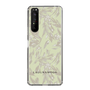 Slim Protection Case［ LAGUNAMOON - BotanicalJacquard - White×Beige ］