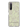 Slim Protection Case［ LAGUNAMOON - BotanicalJacquard - White×Beige ］
