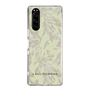 Slim Protection Case［ LAGUNAMOON - BotanicalJacquard - White×Beige ］
