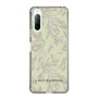 Slim Protection Case［ LAGUNAMOON - BotanicalJacquard - White×Beige ］