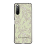 Slim Protection Case［ LAGUNAMOON - BotanicalJacquard - White×Beige ］
