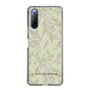 Slim Protection Case［ LAGUNAMOON - BotanicalJacquard - White×Beige ］