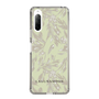Slim Protection Case［ LAGUNAMOON - BotanicalJacquard - White×Beige ］