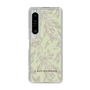 Slim Protection Case［ LAGUNAMOON - BotanicalJacquard - White×Beige ］