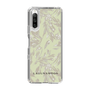 Slim Protection Case［ LAGUNAMOON - BotanicalJacquard - White×Beige ］