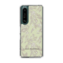 Slim Protection Case［ LAGUNAMOON - BotanicalJacquard - White×Beige ］