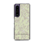 Slim Protection Case［ LAGUNAMOON - BotanicalJacquard - White×Beige ］