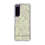 Slim Protection Case［ LAGUNAMOON - BotanicalJacquard - White×Beige ］