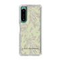 Slim Protection Case［ LAGUNAMOON - BotanicalJacquard - White×Beige ］